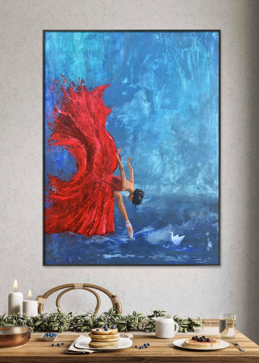 ballerina, painting art fine art, ballet dansk kunst