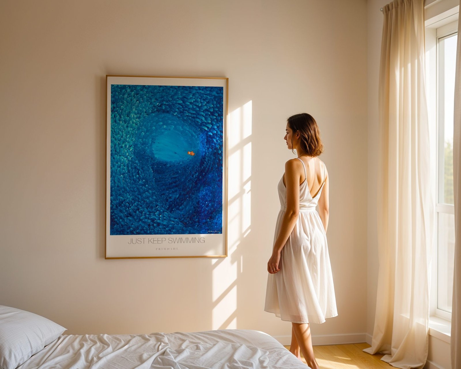 Just keep swimming - Passpartout - Billede 6