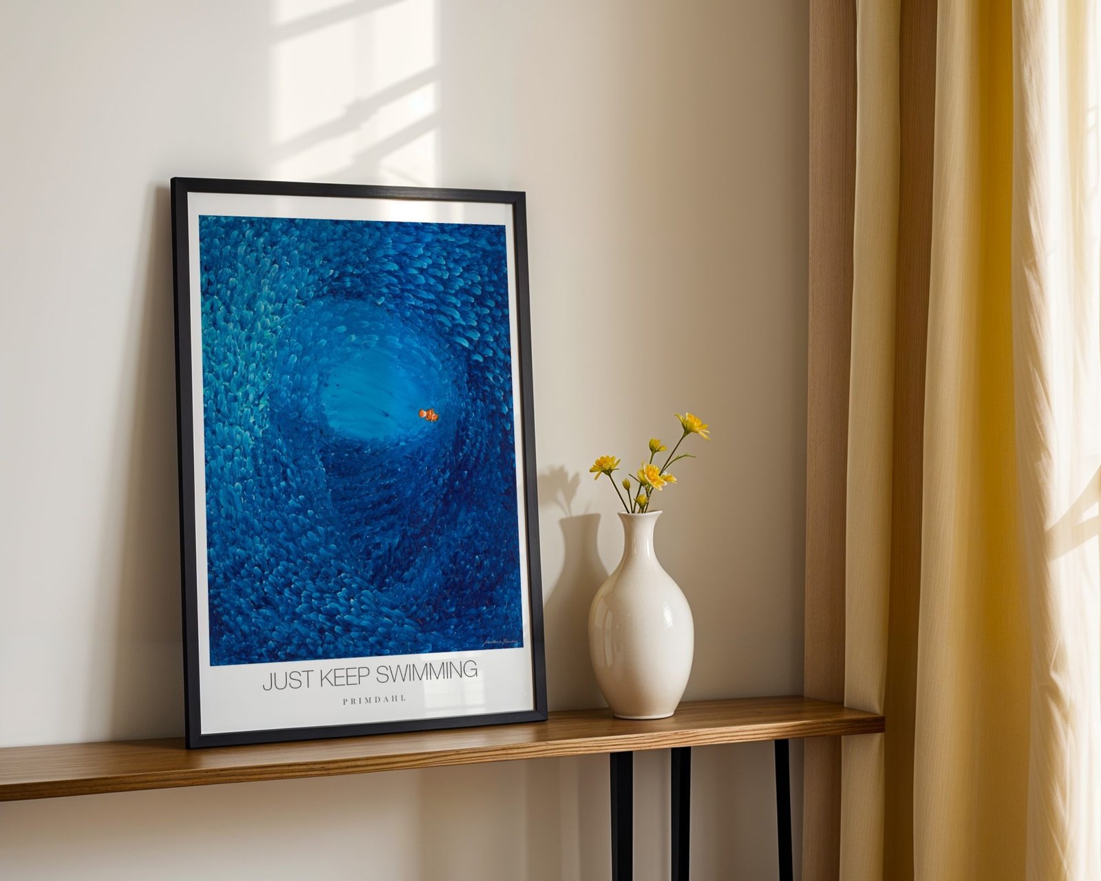 Just keep swimming - Passpartout - Billede 4