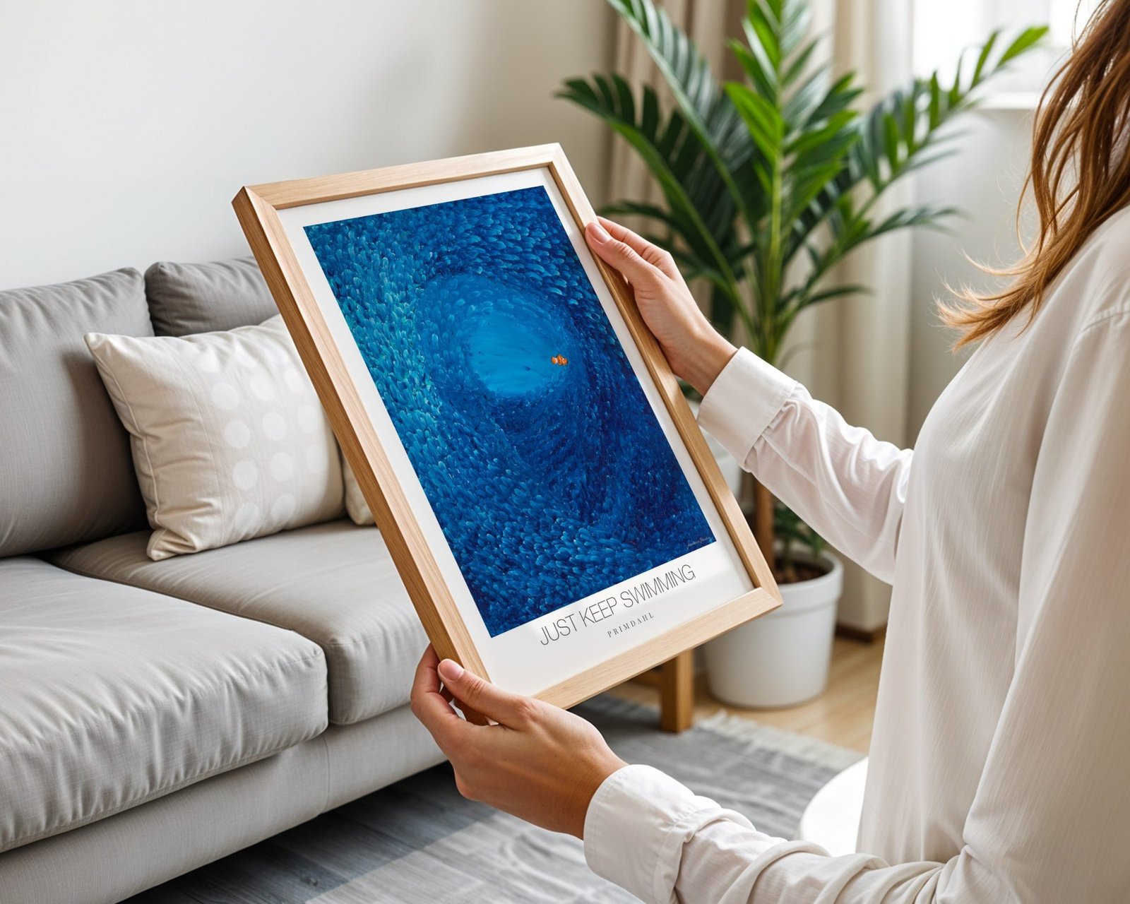 Just keep swimming - Passpartout - Billede 3