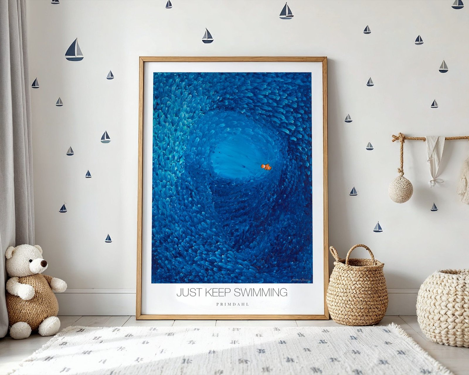 Just keep swimming - Passpartout - Billede 2