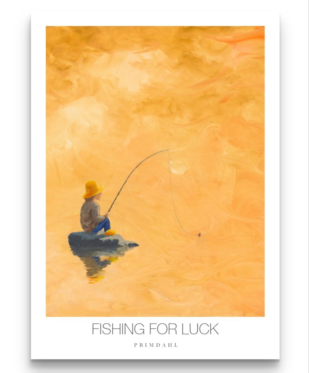 Fishing for luck - Passpartout