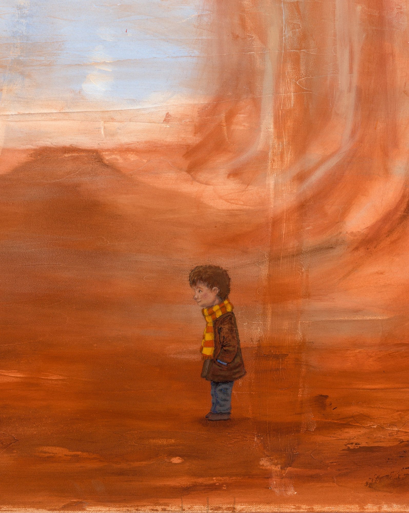 Fall – kunstplakat af Morten Primdahl