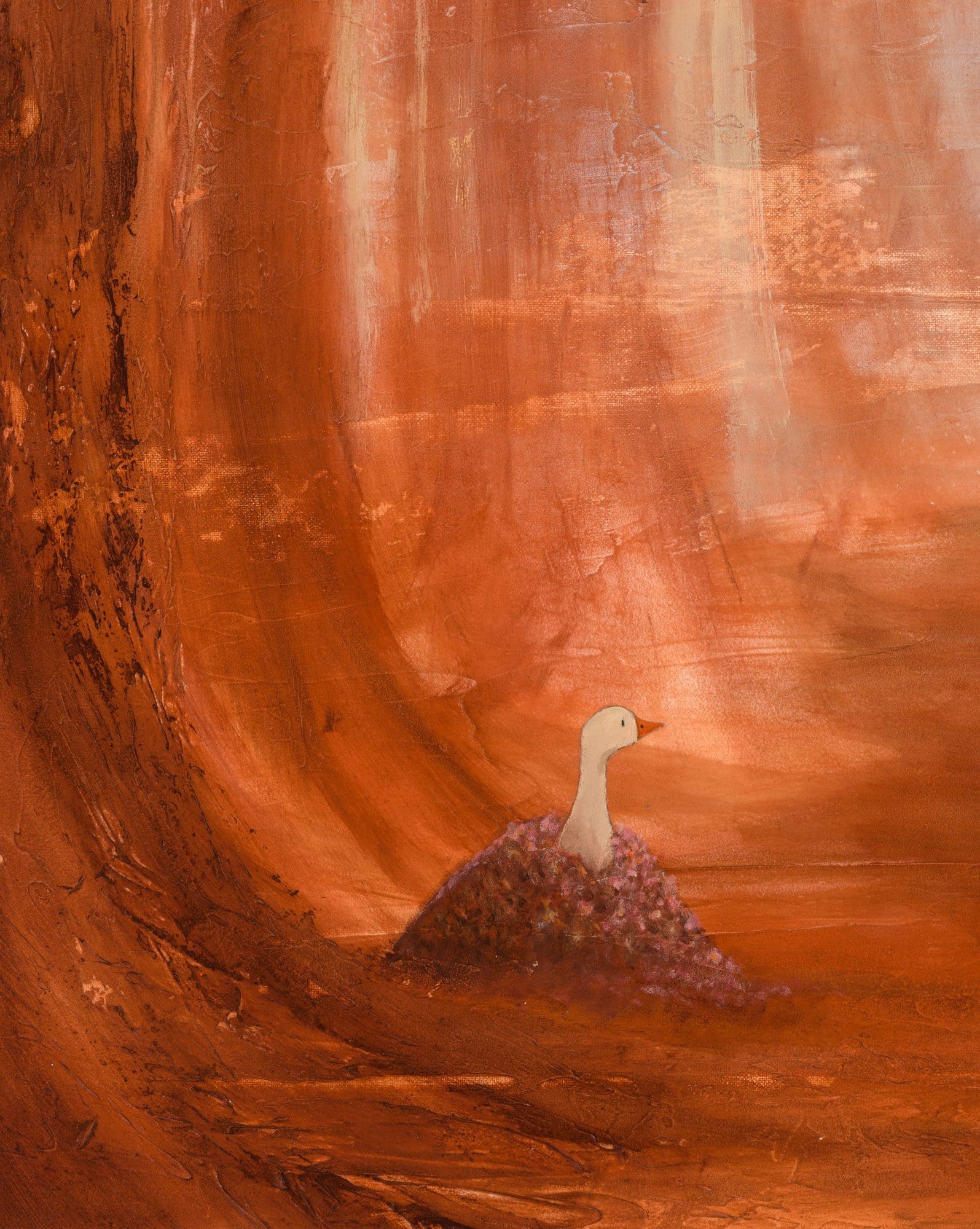 Fall – kunstplakat af Morten Primdahl